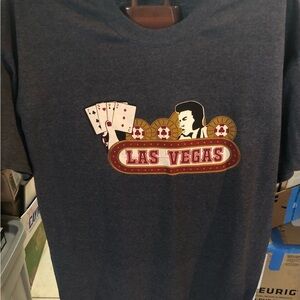 Las Vegas Graphic Tee - Gray 2XL